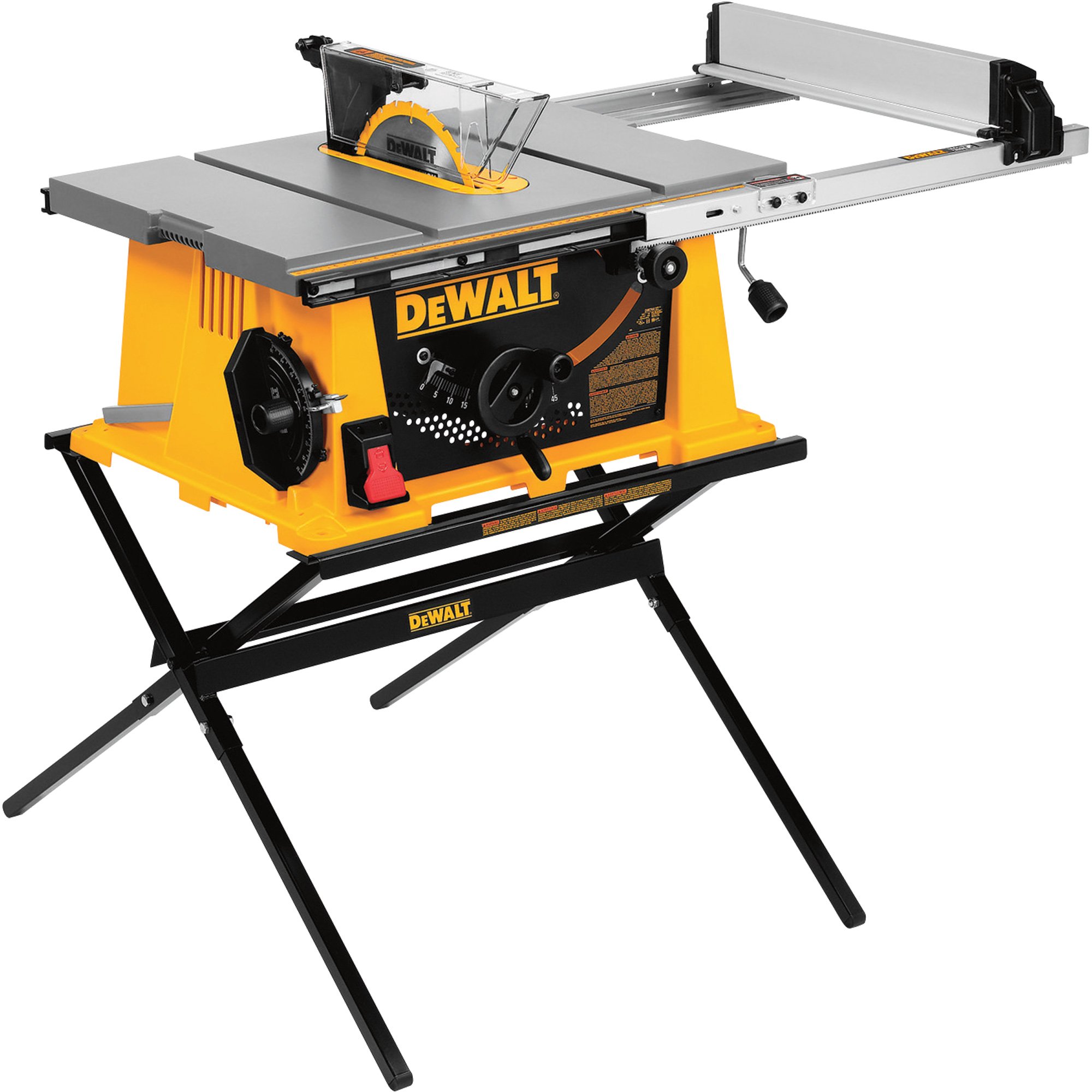 DEWALT Heavy-Duty 10in. Jobsite Table Saw — Model# DW744X